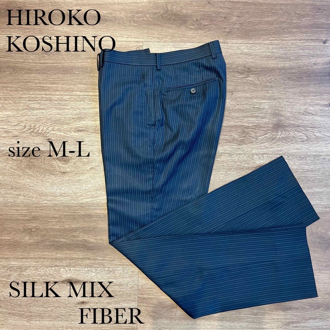 HIROKO KOSHINO - ⭐︎シルク混⭐︎ヒロココシノ ネイビースーツ