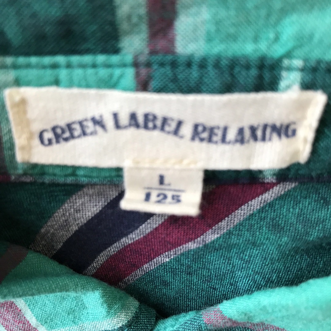 UNITED ARROWS green label relaxing(ユナイテッドアローズグリーンレーベルリラクシング)のGREEN RABEL RELAXING キッズLサイズシャツ キッズ/ベビー/マタニティのキッズ服男の子用(90cm~)(Tシャツ/カットソー)の商品写真