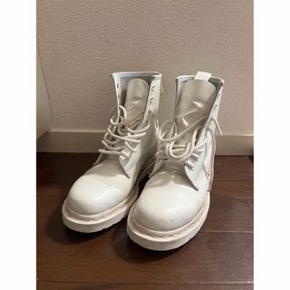 ドクターマーチン(Dr.Martens)のDr.martens mono  オールホワイト　8ホール　24cm(ブーツ)