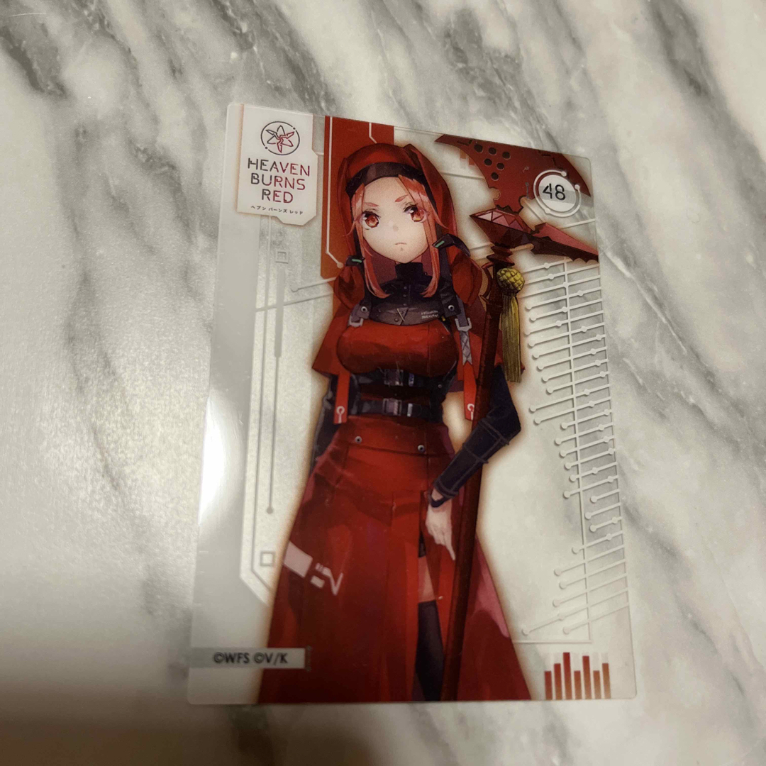 BANDAI(バンダイ)のヘブンバーンズレッド クリアカード マリア・デ・アンジェリス エンタメ/ホビーのコレクション(その他)の商品写真
