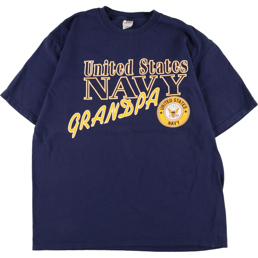 M.J. SOFEE U.S.NAVY プリントTシャツ メンズXL /eaa350217