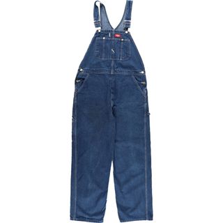 ディッキーズ(Dickies)の古着 ディッキーズ Dickies デニムオーバーオール メンズw38 /eaa342121(サロペット/オーバーオール)