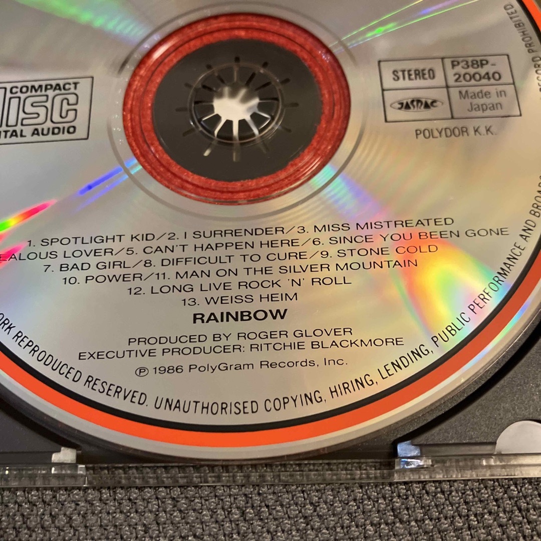 RAINBOW(レインボー) CD エンタメ/ホビーのCD(ポップス/ロック(洋楽))の商品写真