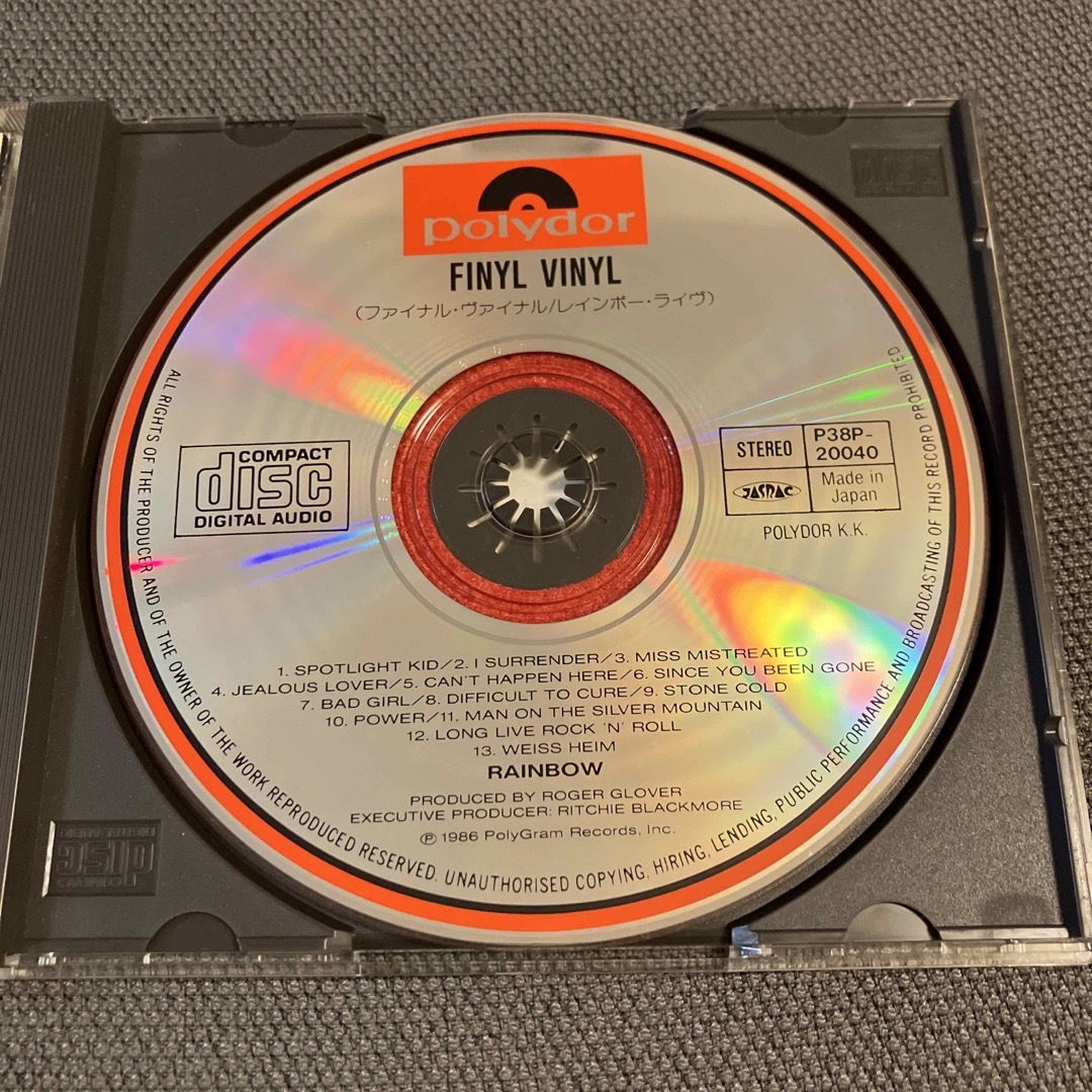 RAINBOW(レインボー) CD エンタメ/ホビーのCD(ポップス/ロック(洋楽))の商品写真