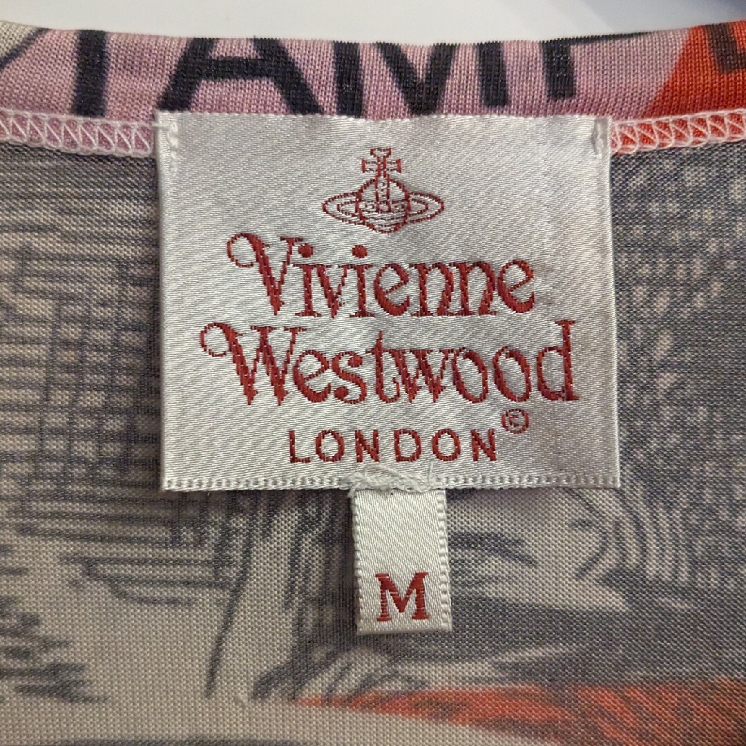 Vivienne Westwood(ヴィヴィアンウエストウッド)のVivienne Westwood LONDON SILK 総柄 ロンT M メンズのトップス(Tシャツ/カットソー(七分/長袖))の商品写真