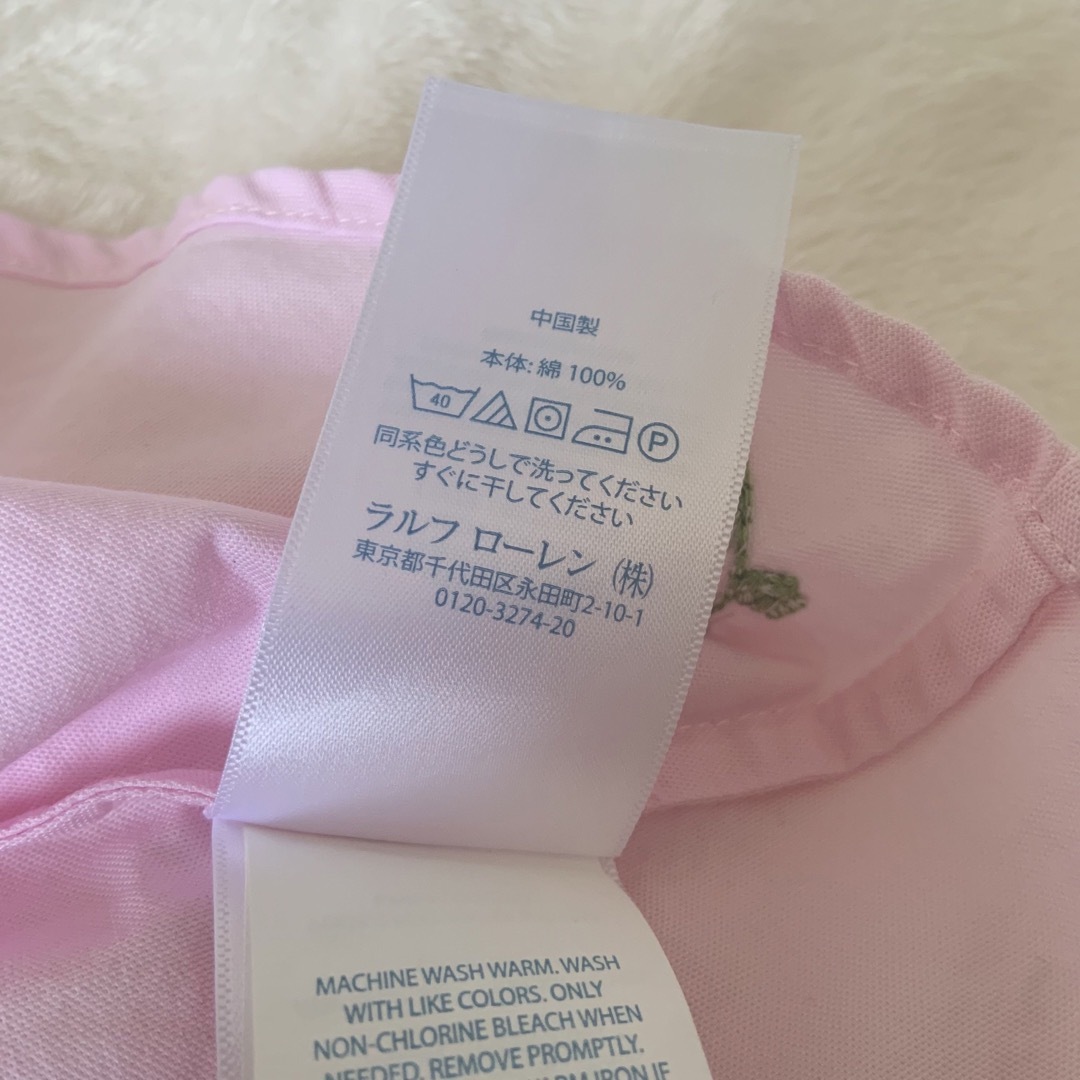 Ralph Lauren(ラルフローレン)の極美品★ラルフローレン★ワンピース★ピンク★85 キッズ/ベビー/マタニティのベビー服(~85cm)(ワンピース)の商品写真