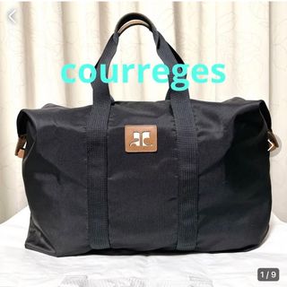 クレージュ(Courreges)のcourreges★クレージュ　ボストンバッグ　大容量　レザー(ボストンバッグ)