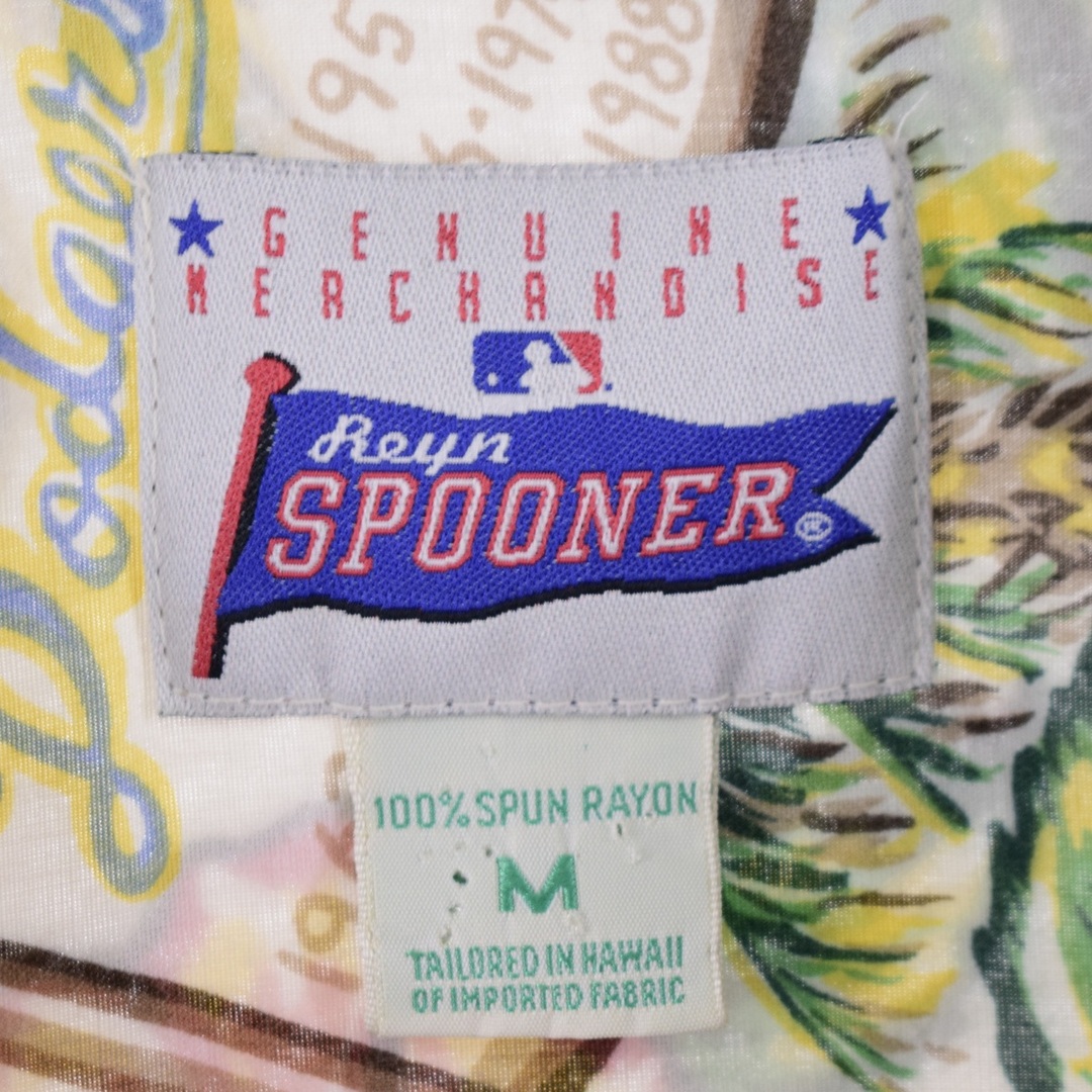 Reyn Spooner(レインスプーナー)の古着 レインスプーナー REYNSPOONER NFL GENUINE MERCHANDISE 総柄 オープンカラー レーヨン ハワイアンアロハシャツ メンズL /eaa350255 メンズのトップス(シャツ)の商品写真