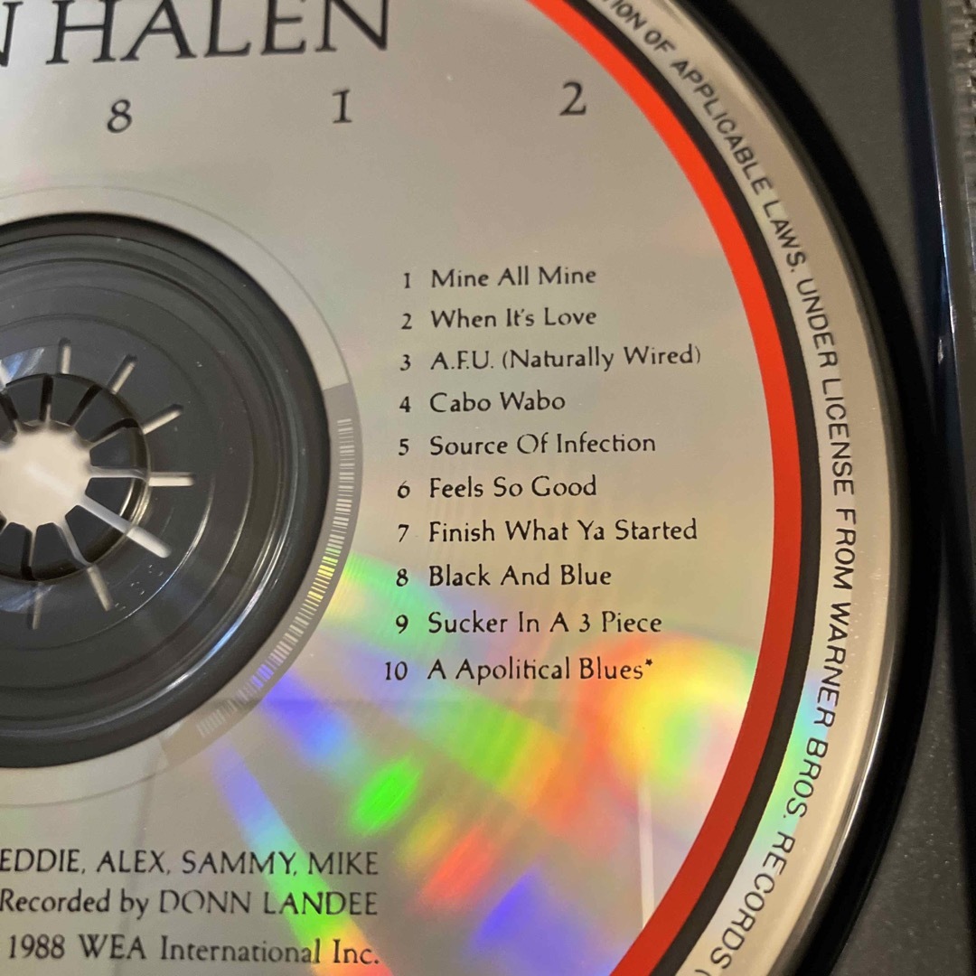 VAN HALEN(ヴァンヘイレン)  CD エンタメ/ホビーのCD(ポップス/ロック(洋楽))の商品写真