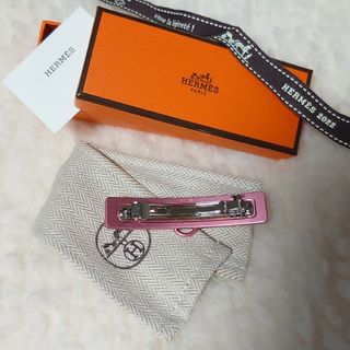 エルメス カプリス バレッタ ローズペール ピンク メドール コリエドシアン