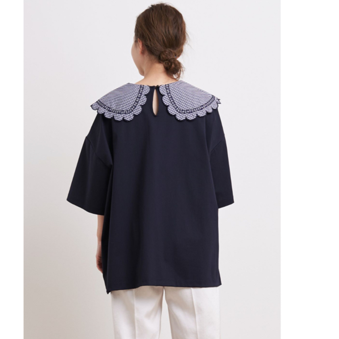 yori ギンガムチェックスカラップカットソー 新品未使用 週間売れ筋 yori ギンガムチェックスカラップカットソー 新品未使用 週間売れ筋