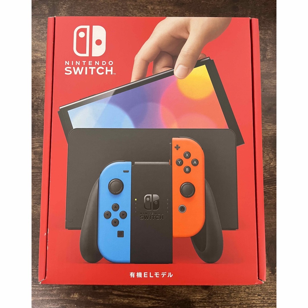 ゲーム1/1購入品❗️(保護カバー、SD64GBセット)Switch本体有機EL