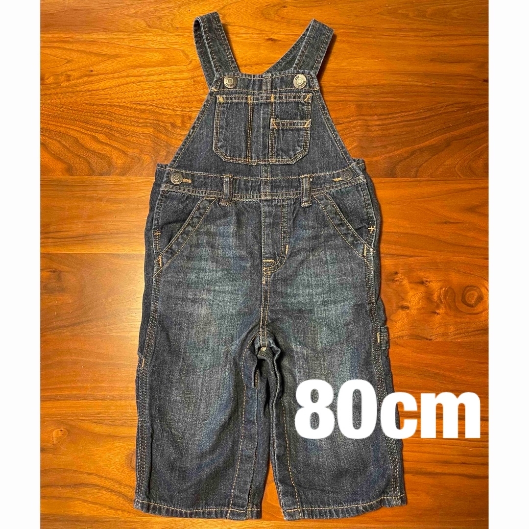 babyGAP - Gap ベビー デニムオーバーオール 80cmの通販 by AСЯ's shop