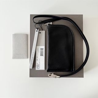 リックオウエンス(Rick Owens)の新品　21FW RICK OWENS NECK WALLET  レザー　財布(長財布)