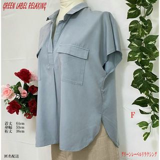 ユナイテッドアローズグリーンレーベルリラクシング(UNITED ARROWS green label relaxing)のグリーンレーベルリラクシング ショートスリープスキッパーシャツ(シャツ/ブラウス(半袖/袖なし))