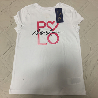 ラルフローレン(Ralph Lauren)の★新品★ ラルフローレン Tシャツ 女の子 ロゴ 130 国内百貨店購入品(Tシャツ/カットソー)