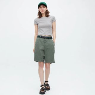 ユニクロ(UNIQLO)のユニクロ　ミニT 2枚　ブラック　グレー　xs(Tシャツ(半袖/袖なし))