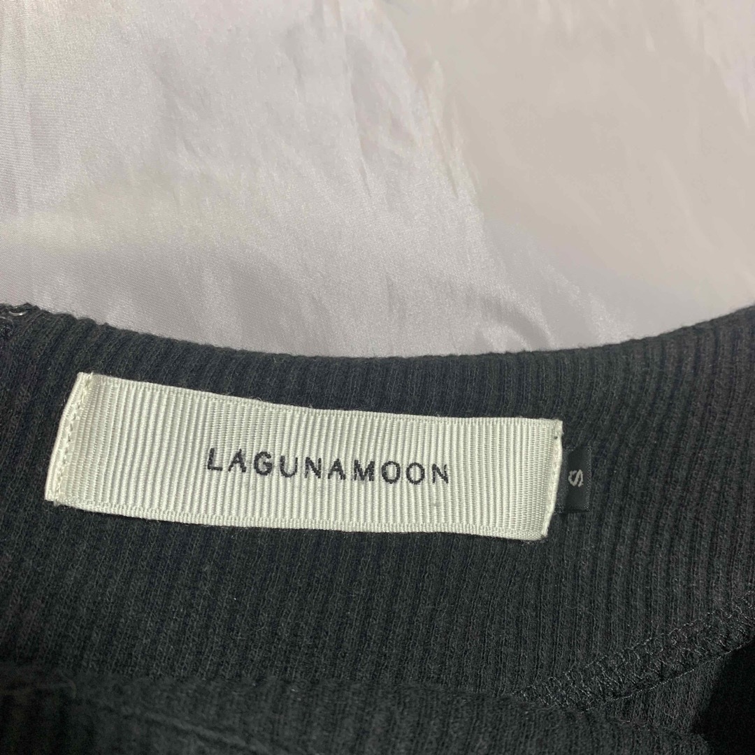 LagunaMoon(ラグナムーン)のウエストリボンドッキングワンピース レディースのワンピース(ひざ丈ワンピース)の商品写真