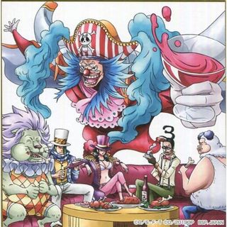 ワンピース(ONE PIECE)の▽新品•未開封▽ワンピース バギー海賊団 イラスト 色紙(その他)