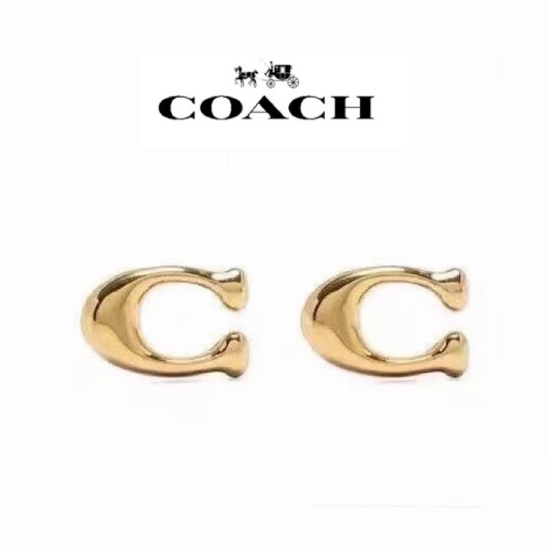 COACH(コーチ)のCOA08S2 COACHコーチ　定番　ピアス レディースのアクセサリー(ピアス)の商品写真