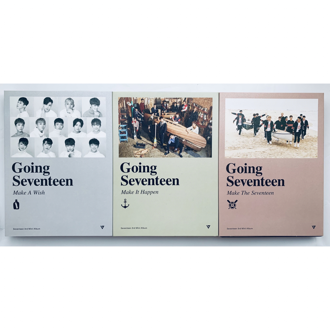 SEVENTEEN - Going Seventeen ver1 ver2 ver3 セブチ CDの通販 by ゆん