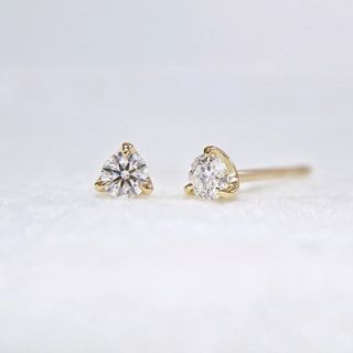 k18 YG  ダイヤモンドピアス(ピアス)