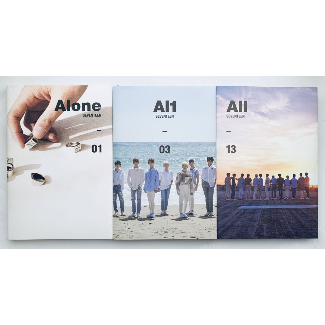 エンタメ/ホビーSEVENTEEN Al1 ver1Alone ver2 ver3All CD