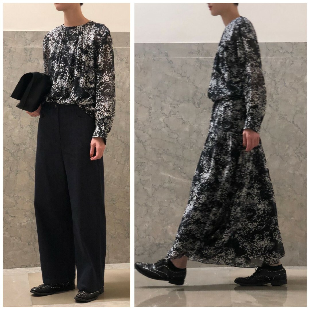 Theory luxe(セオリーリュクス)の極美品　総額74800円　theoryluxe　シルク100 %セットアップ レディースのレディース その他(セット/コーデ)の商品写真