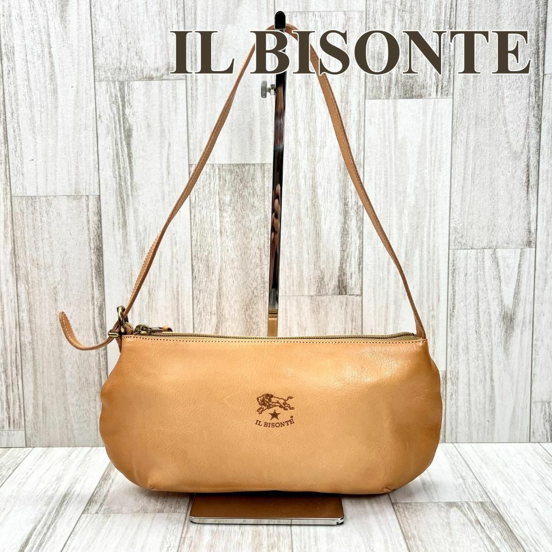 イルビゾンテ IL BISONTE ワンショルダーバッグ ハンドバッグ ベージュ
