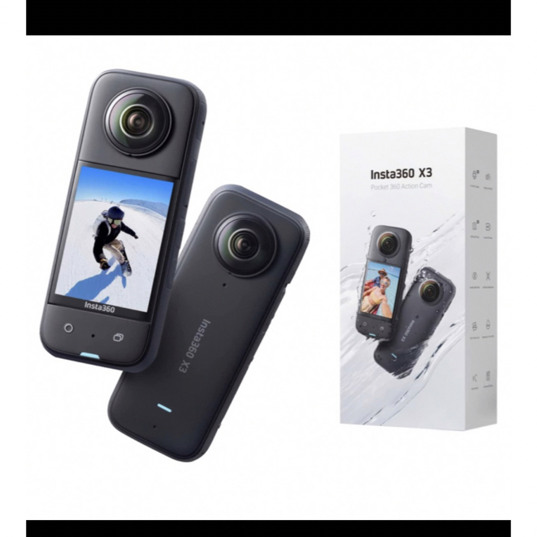 Insta360 x3 SD256付き　付属品セット