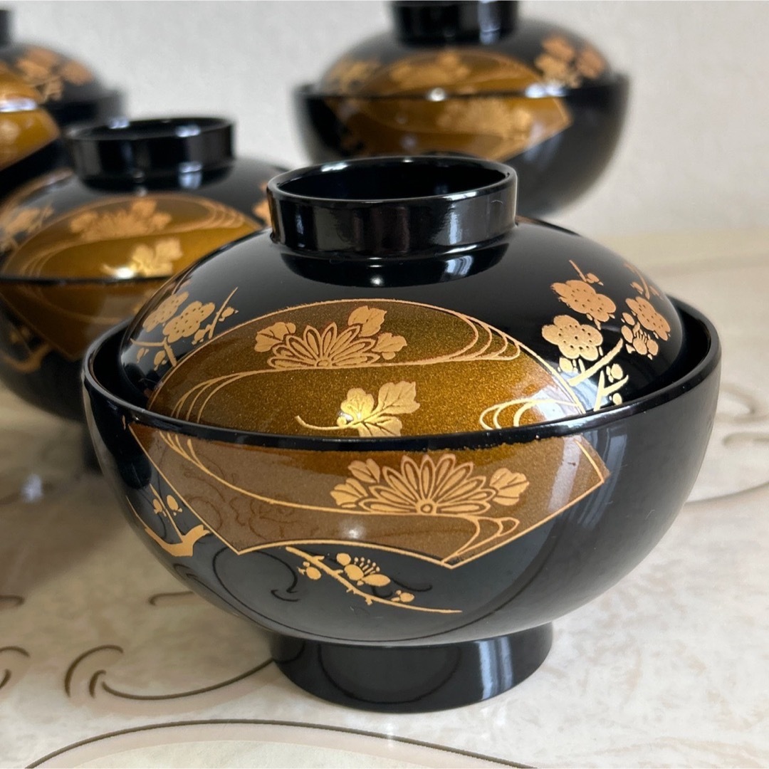 専門店 吸物椀 会津塗 5客セット 食器 | aix.yoga