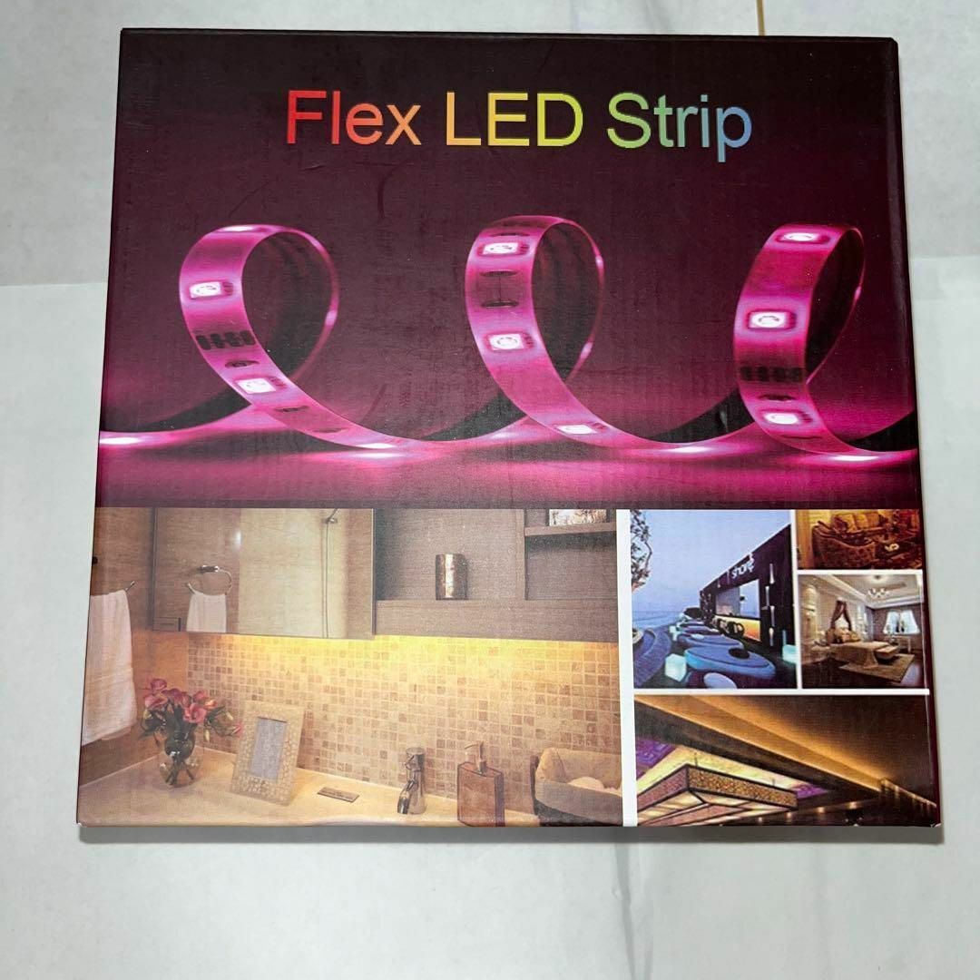 驚きの値段】 Flex LED Strip ライト5m リモコン付き