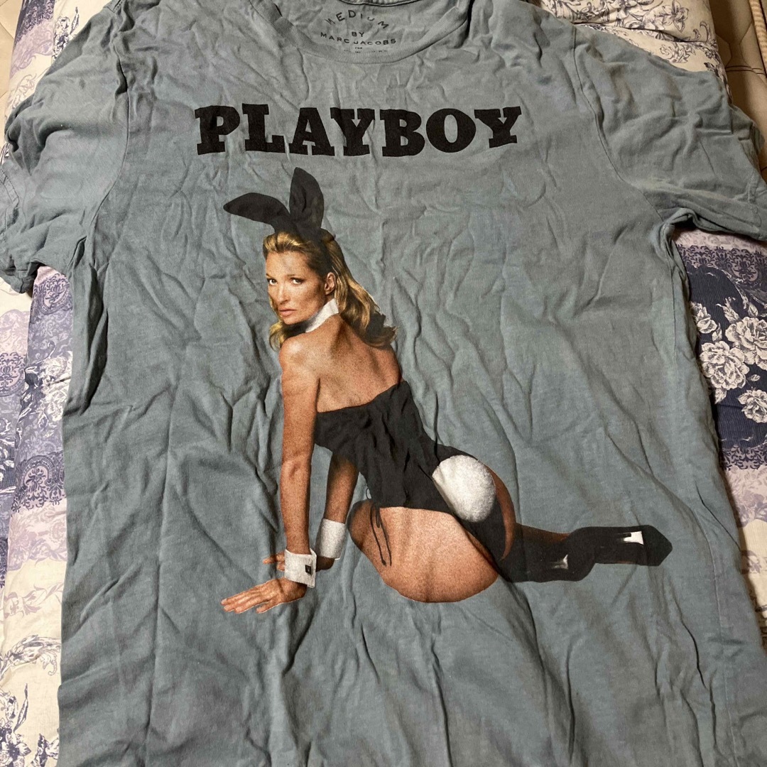 MARC JACOBS(マークジェイコブス)のMARC JACOBS PLAYBOY ケイトモス Tシャツ Mサイズ メンズのトップス(Tシャツ/カットソー(半袖/袖なし))の商品写真