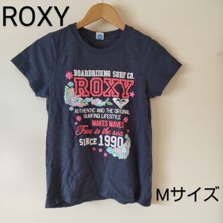 ロキシー(Roxy)のROXY ロキシー Tシャツ ネイビー Mサイズ(Tシャツ(半袖/袖なし))