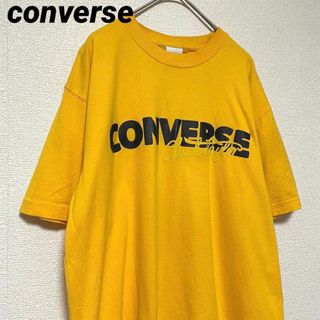 コンバース(CONVERSE)のa9 converse 半袖 Tシャツ プリント ヤマブキ色 Lサイズ(Tシャツ/カットソー(半袖/袖なし))