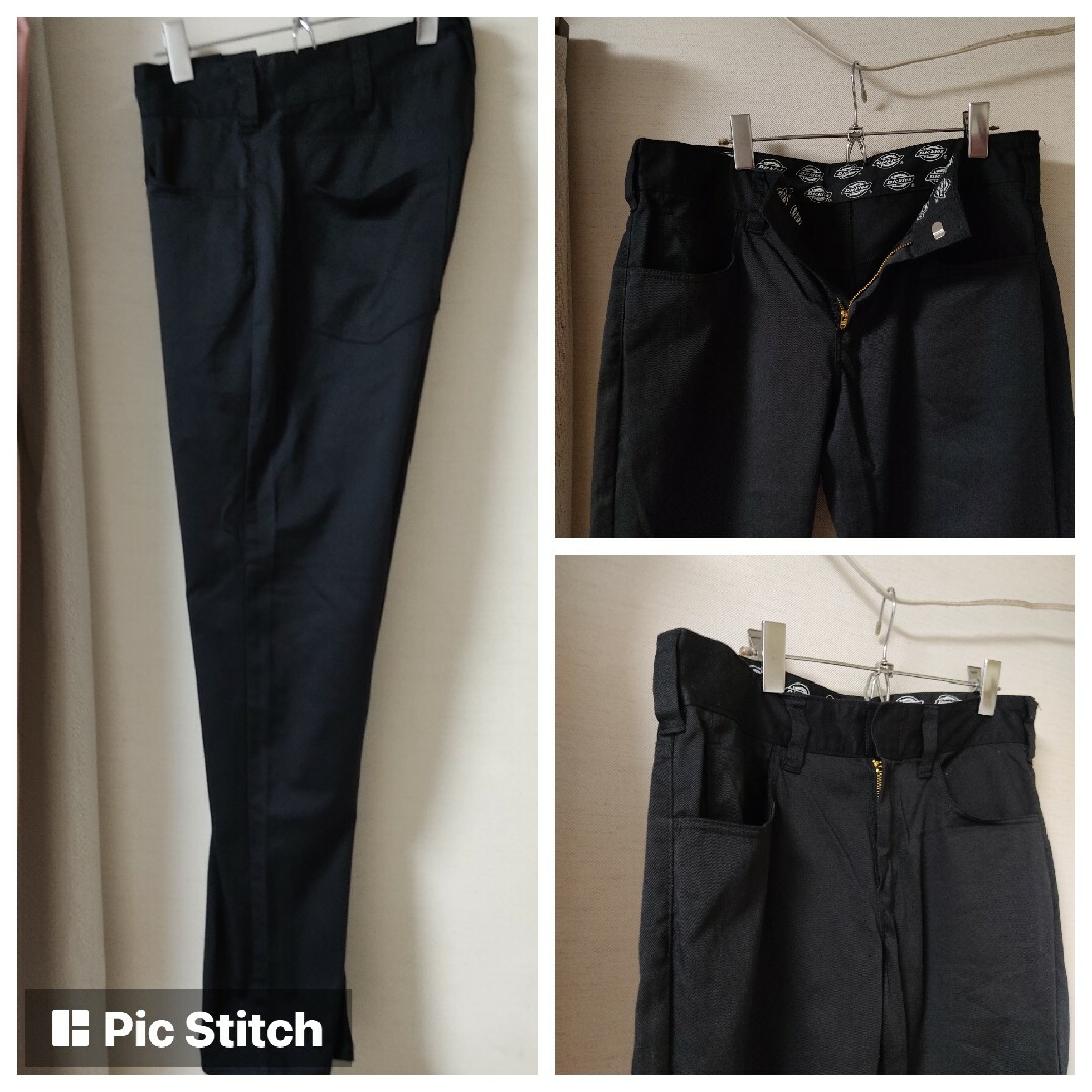 dickies TCツイル ストレッチ5ポケットテーパードパンツ W30