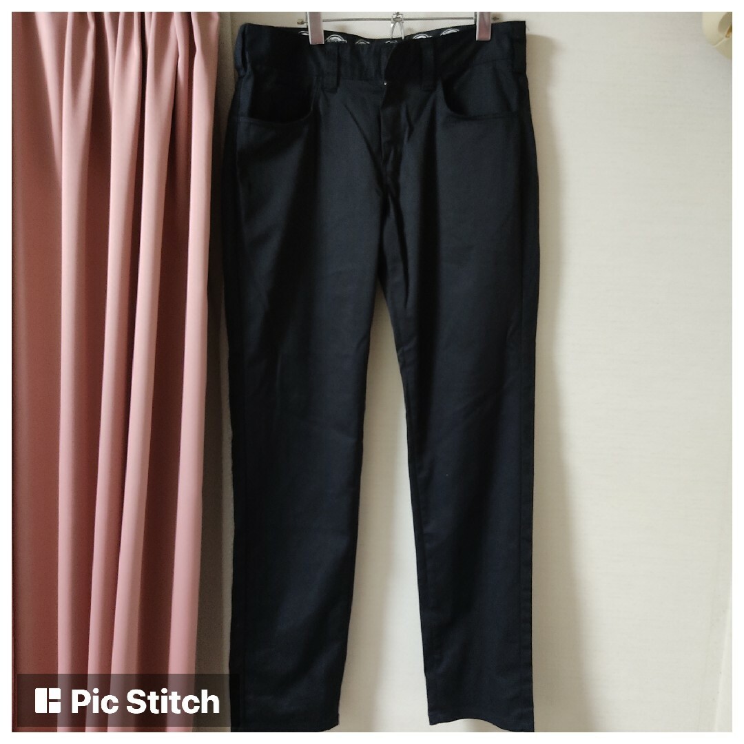 dickies TCツイル ストレッチ5ポケットテーパードパンツ W30