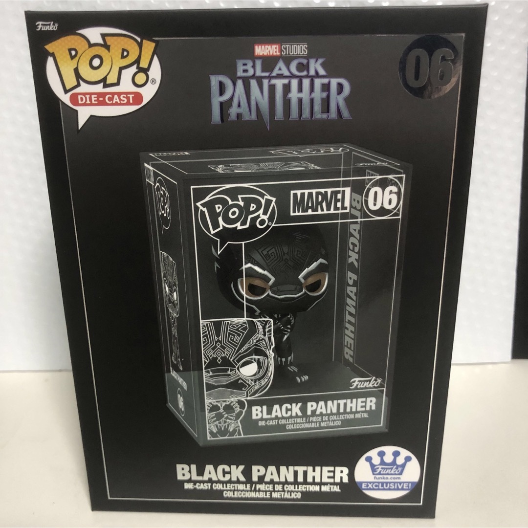 セールFUNKO POP!  ブラックパンサー  ダイキャスト　カラー限定版stanlee