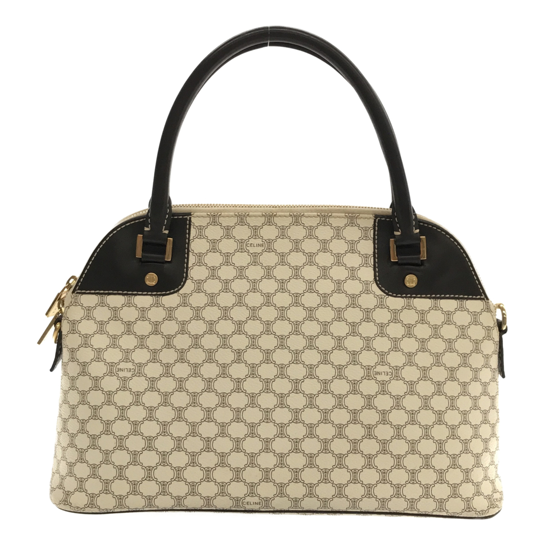 CELINE セリーヌ ハンドバッグ マカダム ホワイト 2