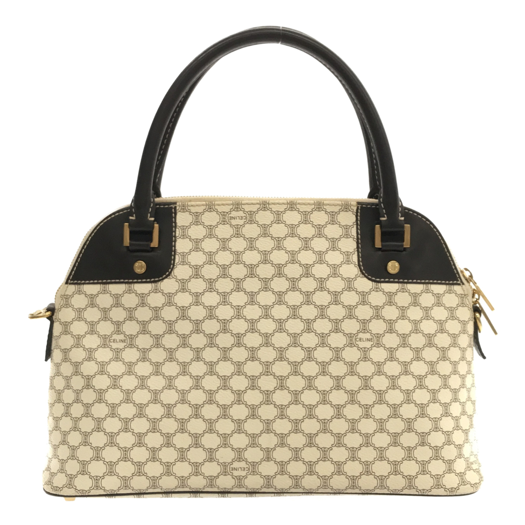 CELINE セリーヌ ハンドバッグ マカダム ホワイト 4