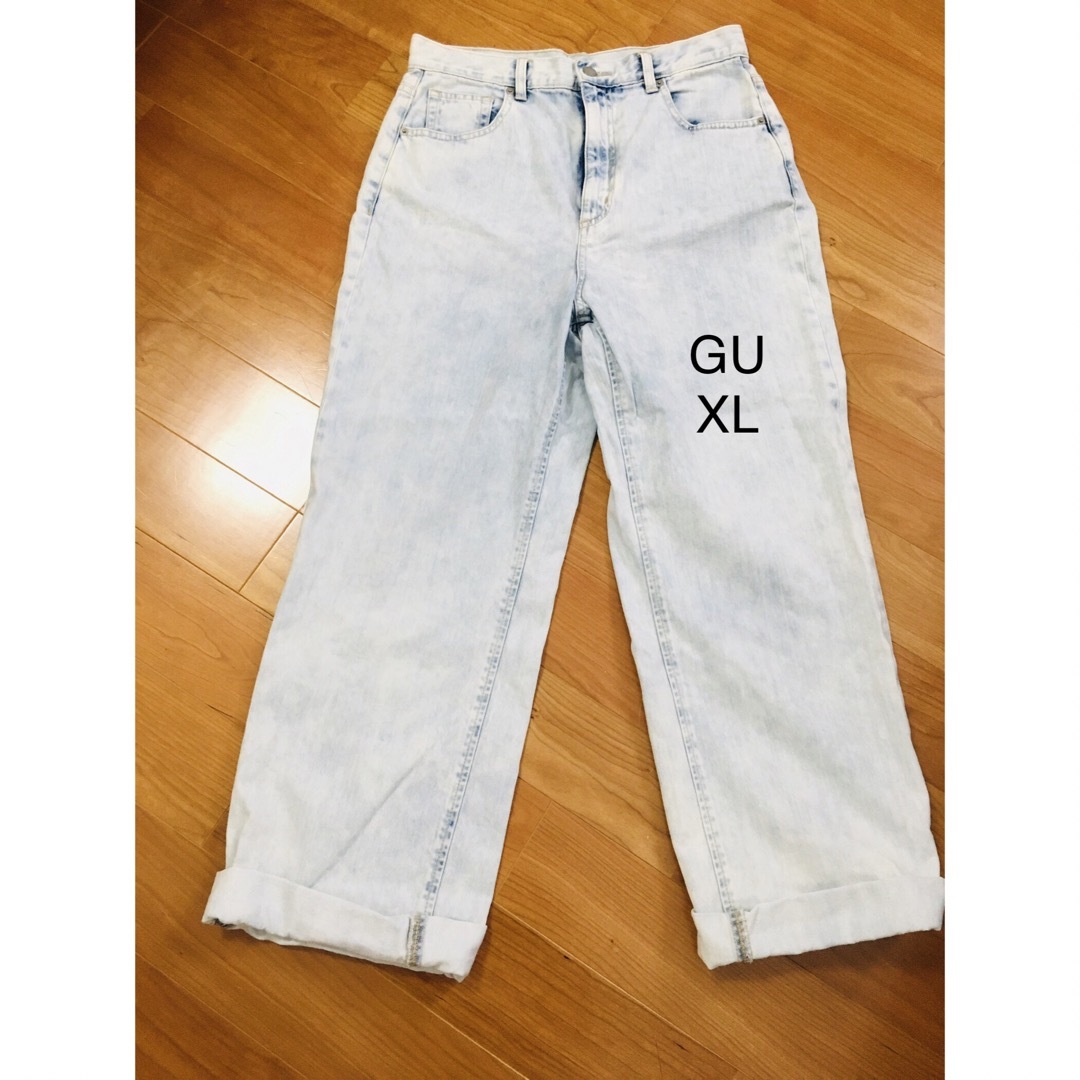 GU(ジーユー)の未使用　GU XL デニム   レディースのパンツ(デニム/ジーンズ)の商品写真