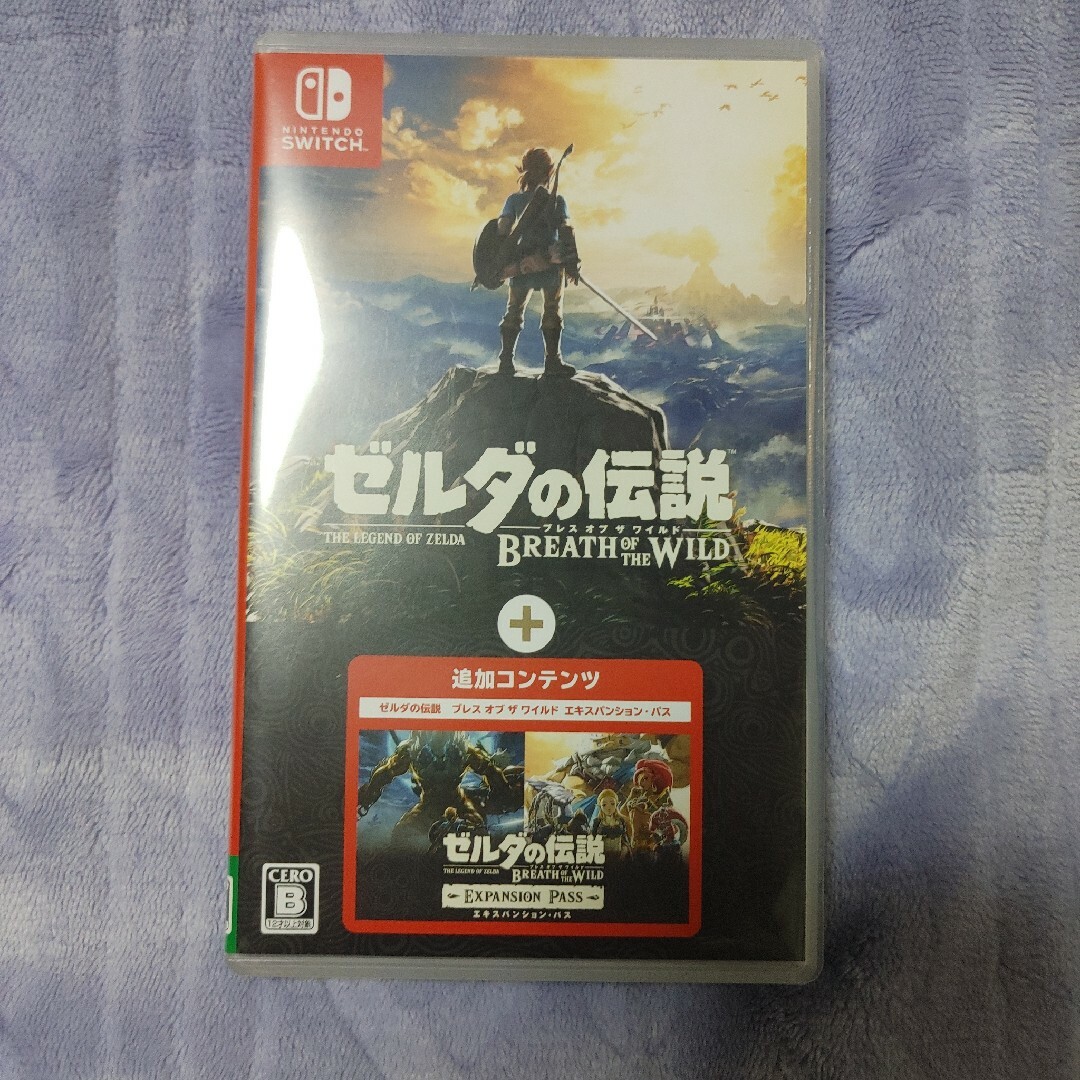 ゲームソフトゲーム機本体ゼルダの伝説 ブレス オブ ザ ワイルド ＋ エキスパンション・パス Switc