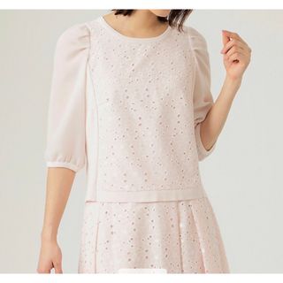 トゥービーシック(TO BE CHIC)の新品タグ付★TO BE CHIC  フラワーボーラー セットアップ　大きいサイズ(セット/コーデ)