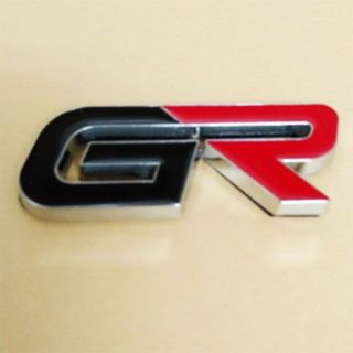 GR ロゴ　３D エンブレム　Aタイプ　1枚(車外アクセサリ)