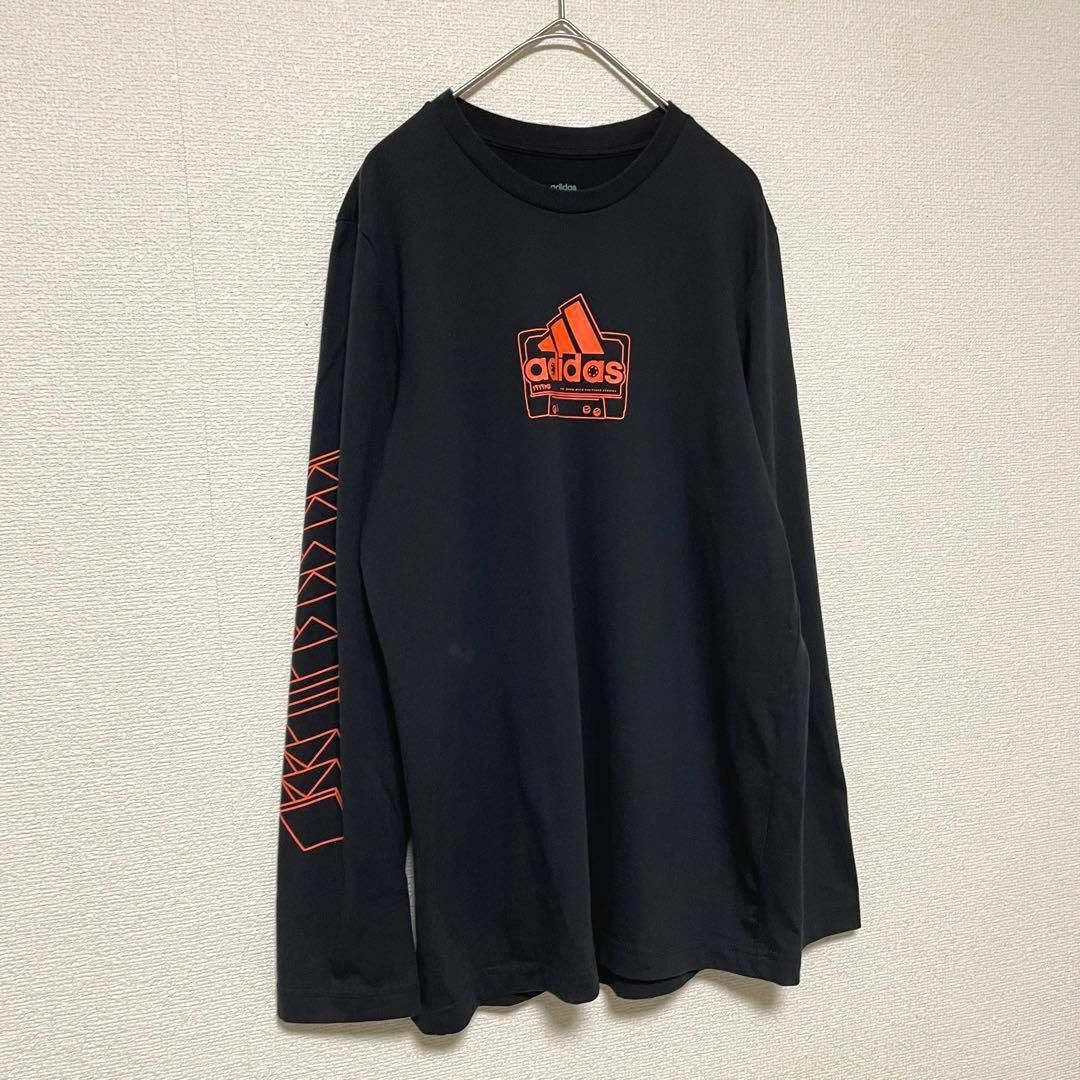 adidas(アディダス)のa14 adidas 長袖 メンズ Tシャツ ロゴ カセットテープ プリント メンズのトップス(Tシャツ/カットソー(七分/長袖))の商品写真