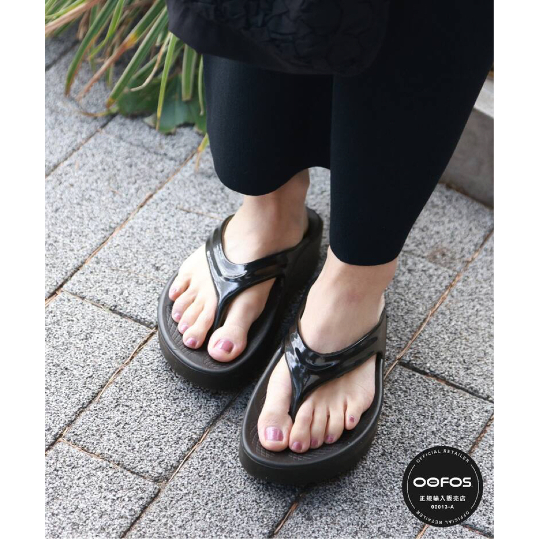 OOFOS - OOFOS OOmega 厚底リカバリーサンダル 希少23cm 新品未使用