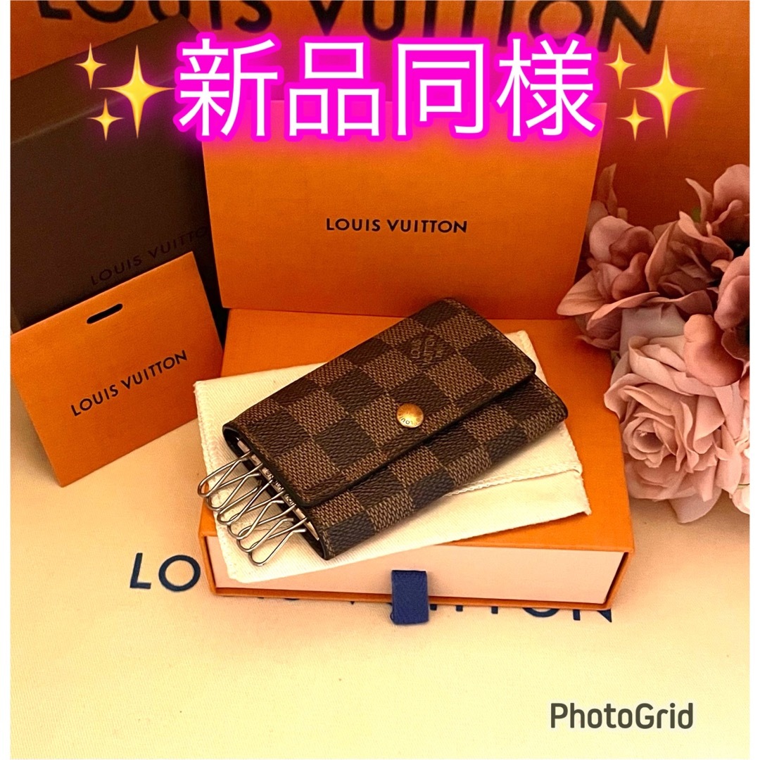 ✨新品同様✨ ルイ ヴィトン 保存箱付き モノグラム 4連 キーケース