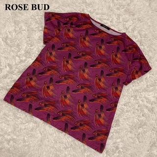 ローズバッド(ROSE BUD)のROSE BUD カットソー Tシャツ 流れ星 良品(Tシャツ(半袖/袖なし))