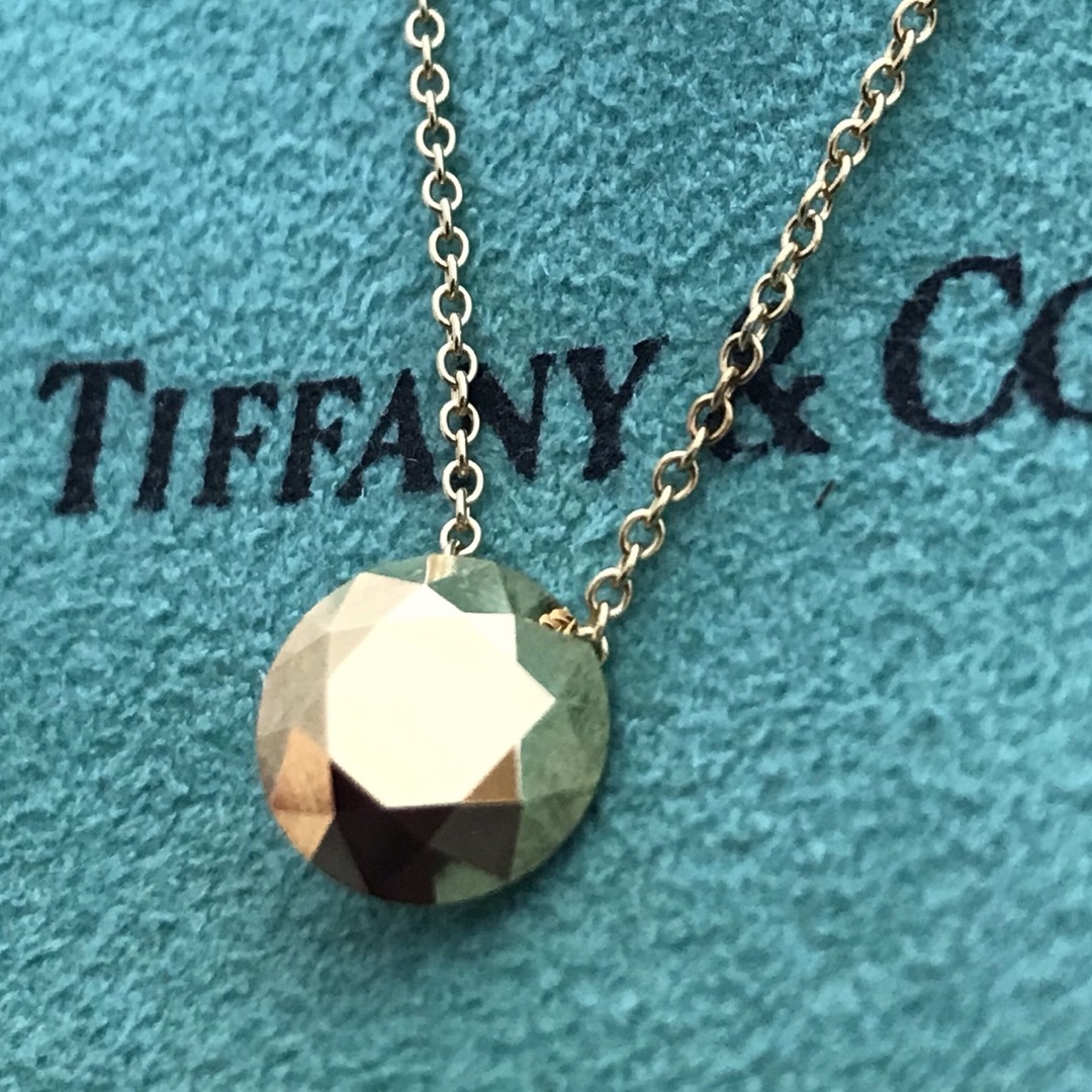 Tiffany K18YG ダイヤモンドカットネックレス希少