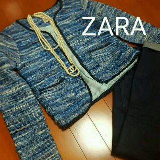 ザラキッズ(ZARA KIDS)のZARA KIDS 新品ツイードカーディガン(カーディガン)